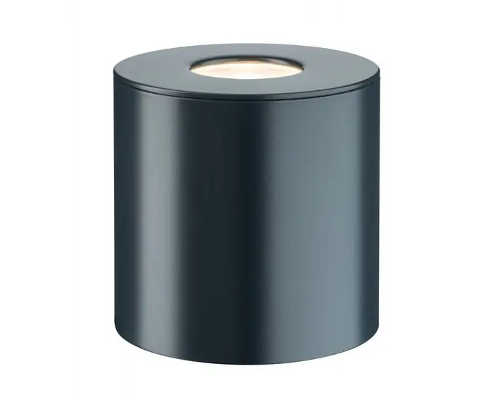 Levný VÝPRODEJ VZORKU - House přisazené svítidlo IP44 3000K 34° 5,8W antracit - PAULMANN