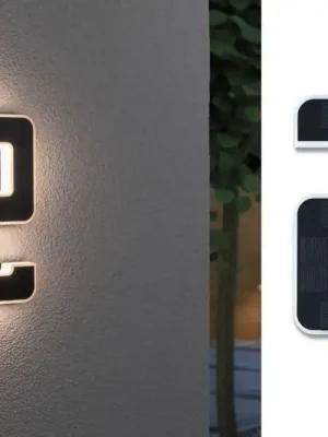 Cenový Hit Venkovní solární domovní číslo 2 IP44 3.000K 0,2W nabíjecí baterie výměnná - PAULMANN