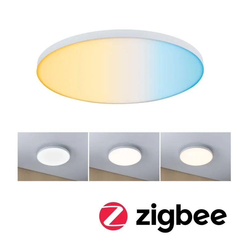 Značkový UKONČENA VÝROBA LED Panel Smart Home Zigbee Velora kruhové 400mm měnitelná bílá bílá stmívatelné - PAULMANN