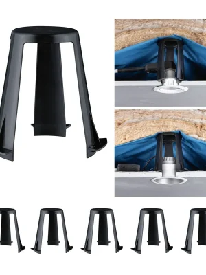 Příslušenství distanční vložka pro vestavná svítidla 62 - 90mm černá - PAULMANN Víkendová Akce