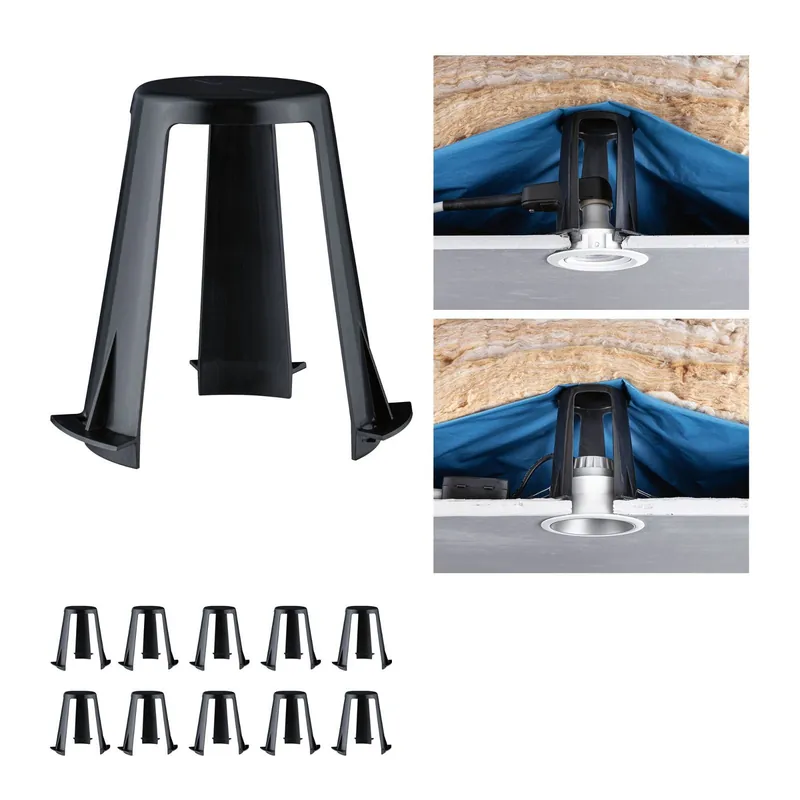 Originální Příslušenství distanční vložka pro vestavná svítidla 62 - 90mm černá - PAULMANN