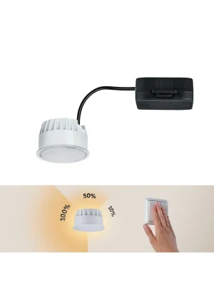 Kup Teď LED Modul vestavné svítidlo 3-krokové-stmívatelné Nova Coin kruhové 50mm Coin 6W 230V 2700K satén - PAULMANN