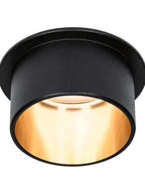 Nejprodávanější Zápustné svítidlo Gil 3StepDim 1x6,5W černé / zlaté IP44 2.700K 3-krokové-stmívatelné - PAULMANN