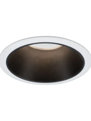 Originální Vestavné svítidlo LED Cole 6,5W bílá/černá mat 3-krokové-stmívatelné 2700K teplá bílá - PAULMANN