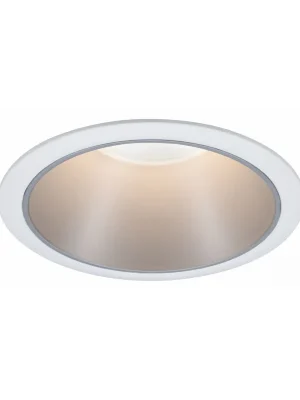 Akce Vestavné svítidlo LED Cole 6,5W bílá/stříbrná mat 3-krokové-stmívatelné 2700K teplá bílá - PAULMANN