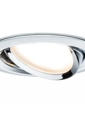 Značkový Zápustné svítidlo LED Coin Slim IP23 kulaté 6,8W chrom 3ks stmívatelné, výklopné - PAULMANN