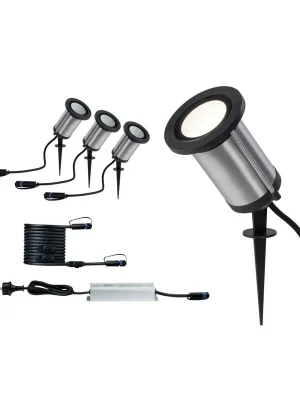 UKONČENA VÝROBA- Svítidlo venkovní Plug & Shine základní sada 3ks Spot Classic 3000K 3x6W 24V - PAULMANN Aktuální