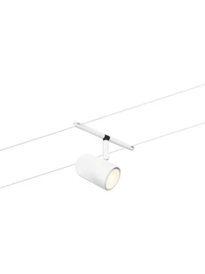 Značkový Lankový systém Cup spot GU5,3 max. 10W 12V bílá mat/chrom - PAULMANN