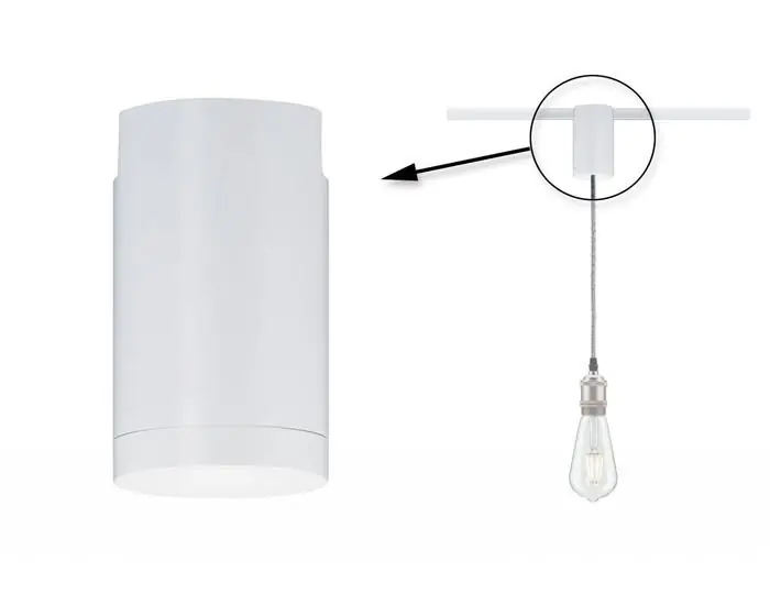 Akce URail univerzální závěsný adaptér bílý - PAULMANN