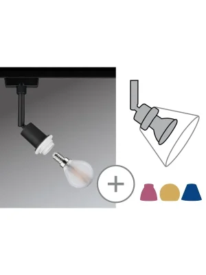 Odeslání Ihned URail DecoSystem Spot max. 20W E14 černý - PAULMANN