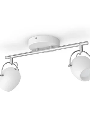 Akce UKONČENA VÝROBA LED Bodové svítidlo Philips Rivano 50612/31/P0 2x4,3W bílé 2700K - PHILIPS (915005688301)