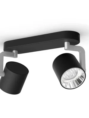 Značkový UKONČENA VÝROBA LED Bodové svítidlo Philips Byrl 50672/30/P0 2x4,3W černé s funkcí SceneSwitch - PHILIPS (915005697801)