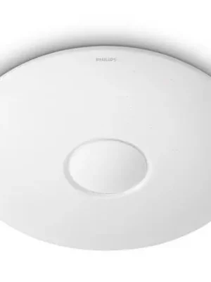 Značkový UKONČENA VÝROBA Haraz SVÍTIDLO STROPNÍ LED 30W 2800lm 2700-6500K, bílá třpyt + dálk.ovl. 45,5cm - PHILIPS (915005676301)