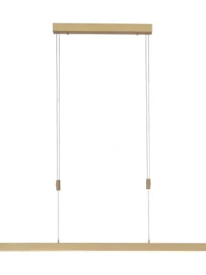 ADRIANA LED závěsné svítidlo, matná mosaz, lineární, design 2700-5000K - PAUL NEUHAUS Akční Cena